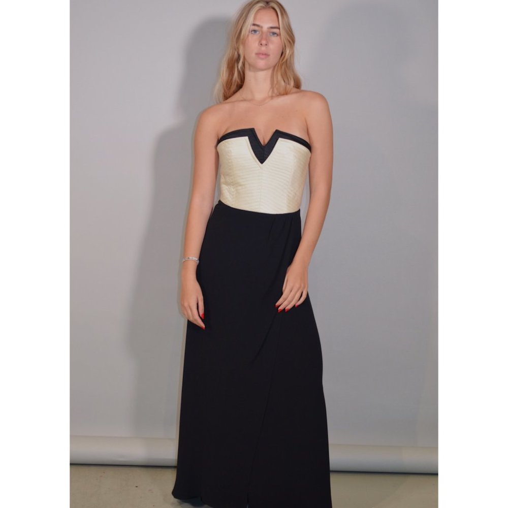 ARMANI COLLEZIONI corset gown